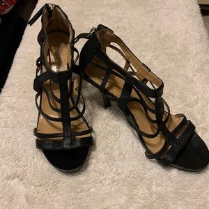 Black Nine West Strappy Sandle